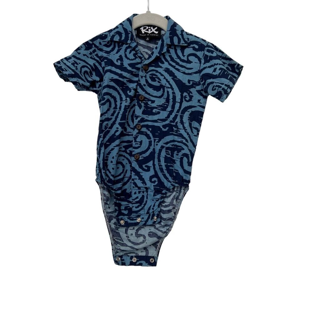 RIX short sleeve button down one-piece kids toddler‎  Size: 18 mo